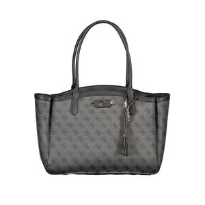 Guess Jeans Black Polyurethane Women's Women's Bag